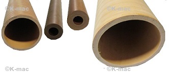 Linen Phenolic Tubes 3/8" Wall Thickness